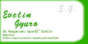 evelin gyuro business card